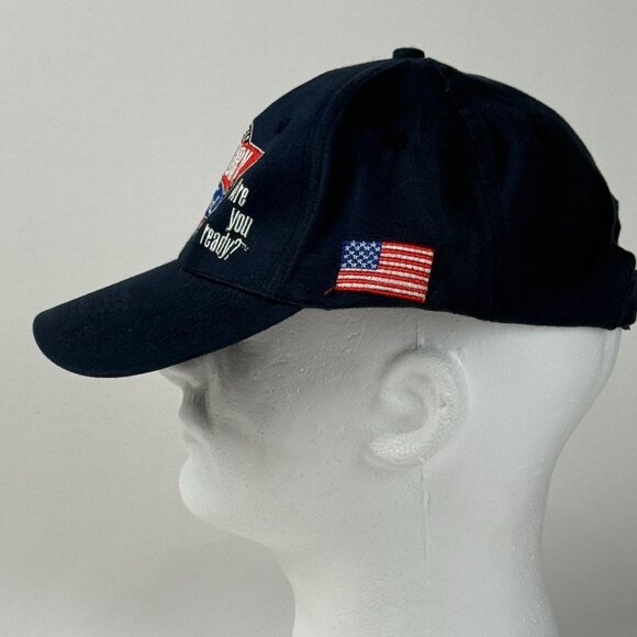 Victory Ford Embroidered Navy Blue Baseball With American Flag Adjustable hat - Picture 2 of 5